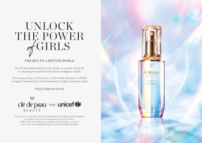 Beauty brand Clé de Peau Beauté and Unicef’s renewed partnership to address gender inequality reaches over three million girls worldwide This partnership is on track to unlock the potential of even more girls than projected by 2025. — Picture courtesy of Clé de Peau Beauté