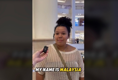 When Ms ‘Malaysia’ visits Malaysia: American tourist gets warm welcome from locals awed by unique name (VIDEO) The tourist chose Malaysia as a destination purely for its name. — TikTok/PGMN Gogogo screenshot