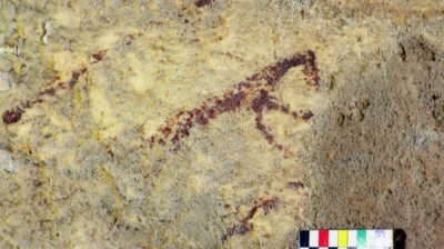 World's oldest artwork discovered in Indonesian cave The world's oldest artwork discovered in an Indonesian cave. — AFP
