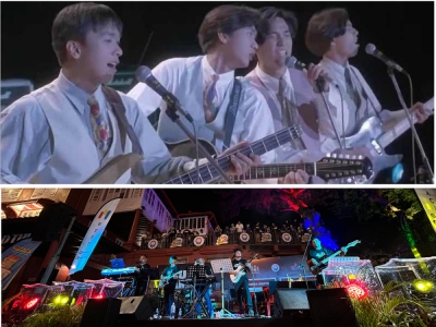 Beyond’s Hai Kuo Tian Kong still a hit among Malaysians of all races after 31 years (VIDEO) Finale performing at the Suara Amani 4.0 event in Melaka on June 30. — Picture courtesy of KP Photography and Facebook/ Wong Ka Kui
