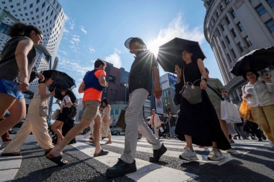 UN says Earth’s population will peak at 10.3 billion in the 2080s By the late 2070s, the number of people 65 or older is projected to be 2.2 billion, surpassing those under 18, the study predicts. — AFP pic