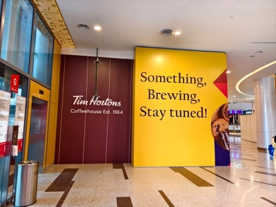 Canadian coffee chain Tim Hortons brings its famous ‘timbits’ to Malaysia in August Tim Hortons signage has been spotted at Sunway Velocity mall in Kuala Lumpur. — Picture via Facebook/Azrai Razuan