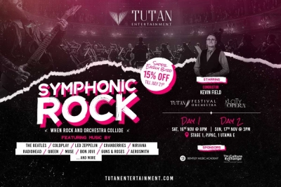 When rock and orchestra collide: Musical event in November to reimagine iconic songs by The Beatles and Nirvana Popular music by rock groups will be reimagined at a musical event in KL in November. — Picture courtesy of Tutan Entertainment