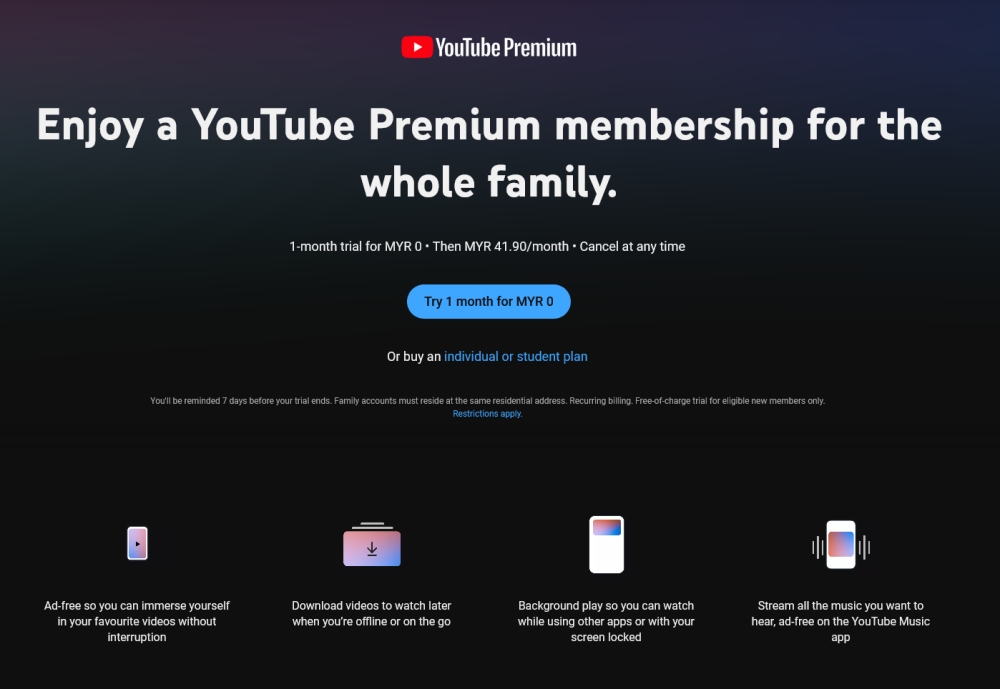 YouTube Premium ups prices in Malaysia, second hike for Family plan ...