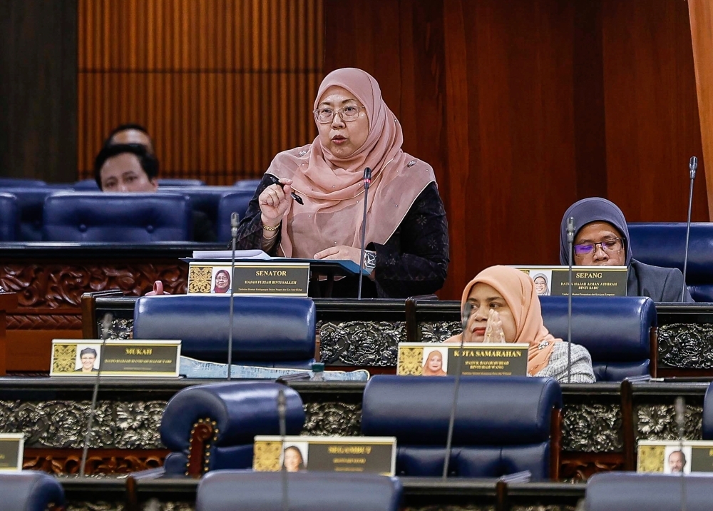 Who would be eligible for RON95 subsidy? Putrajaya says it depends on size of households and number of cars Deputy Domestic Trade and Cost of Living Minister Fuziah Salleh speaks in the Dewan Rakyat. — Bernama pic