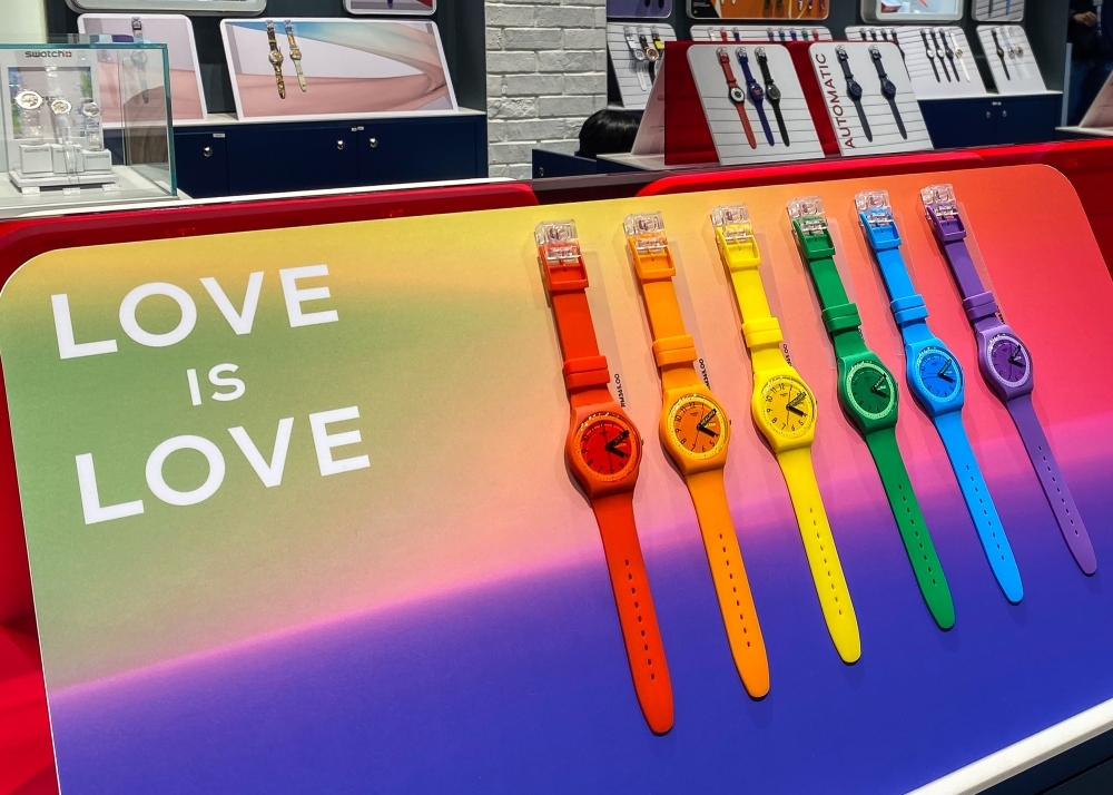 Malaysia returns all 172 seized Pride watches to Swatch after court order A file photograph shows watches displayed at a Swatch store at Setia City Mall in Shah Alam on May 25, 2023. — Picture by Yusof Mat Isa