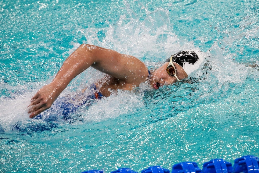 China's Yu Zidi competes in the women's 200 meters freestyle semifinal at the 2025 National Swimming Championships in Shenzhen, in China's southern Guangdong province on May 19, 2025. — AFP pic China's Yu Zidi competes in the women's 200 meters freestyle semifinal at the 2025 National Swimming Championships in Shenzhen, in China's southern Guangdong province on May 19, 2025. — AFP pic