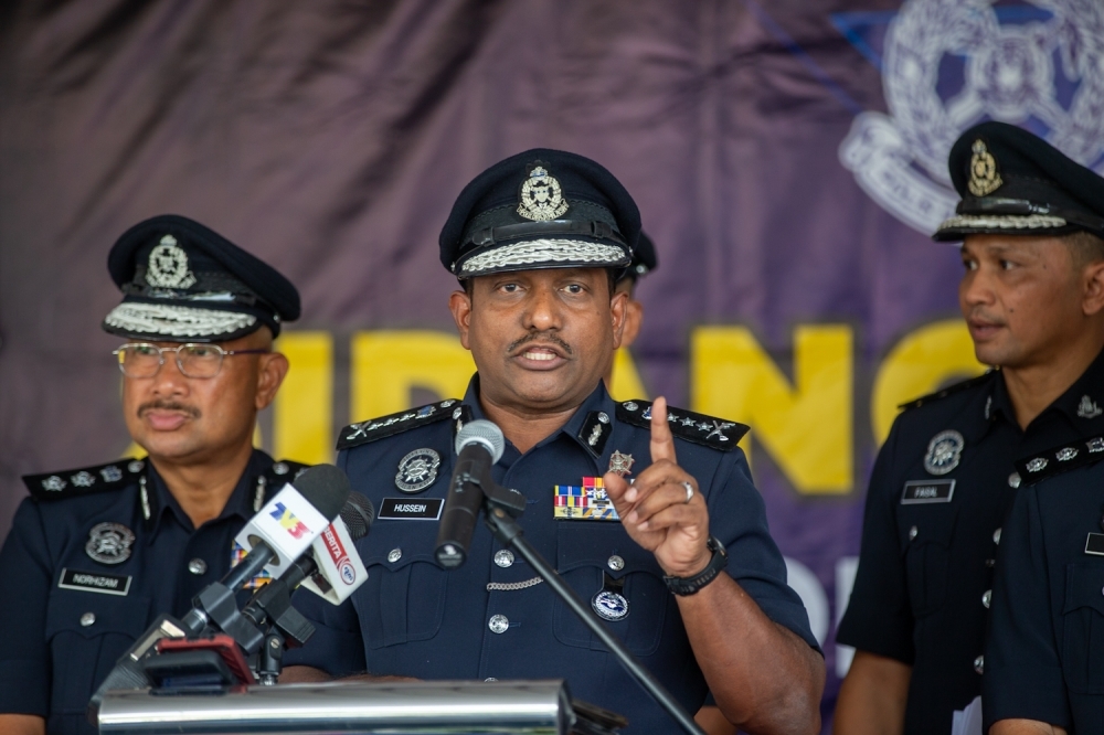 Police arrest 13 under Sosma for communication cable theft targeting Selangor and KL’s critical infrastructure Selangor police chief Commissioner Datuk Hussein Omar Khan said that all suspects arrested through Op Lusuh Mulia committed these crimes along critical routes supporting government data infrastructure and the security sector. — Picture by Raymond Manuel