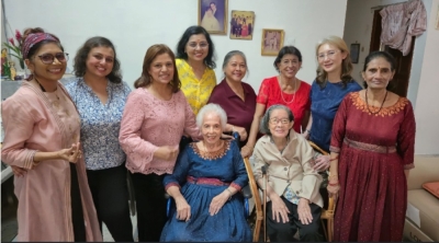 Meet Josephine Amalanathan: Merdeka witness, headmistress extraordinaire Former headmistress of St Anne’s Convent Mary Josephine Amalanathan (seated, left) poses with other former principals and former students at her Port Klang home. — Bernama pic