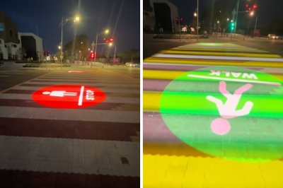 Viral TikTok clip shows glowing ‘laser runway’ crosswalk in Semenyih, Malaysia’s first smart pedestrian crossing (VIDEO) The clip, posted by user sn.cooperation, highlights the high-tech crosswalk near Eco Majestic, where neon-like lines light up the road in striking runway fashion. — Screengrab from TikTok/SN Corporation