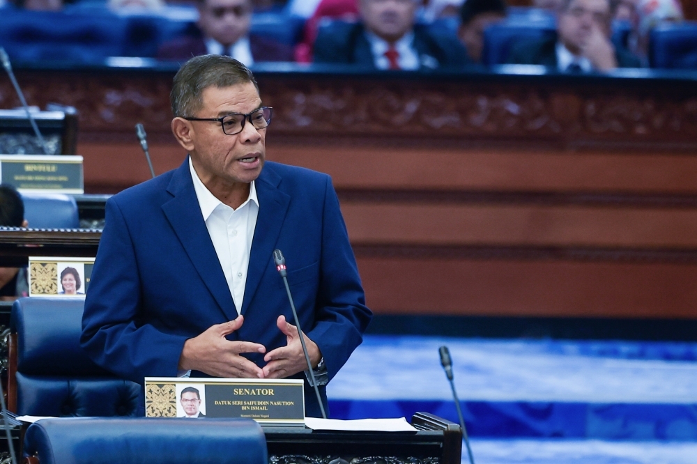 Home Minister presents National Registration (Amendment) Bill 2025 to Parliament, expanding biometric data powers The National Registration (Amendment) Bill 2025 was tabled for the first time at the Dewan Rakyat yesterday, Home Minister Datuk Seri Saifuddin Nasution Ismail said. — Bernama pic