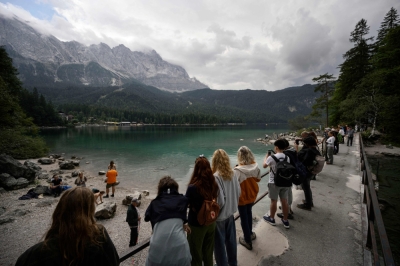 Too many tourists, not enough space — Germany’s stunning Eibsee lake faces strain of social media fame The crystalline waters and mountain vistas of Bavaria’s Eibsee lake have become a hit on social media, fuelling fears it will be loved to death by overtourism. — APF pic