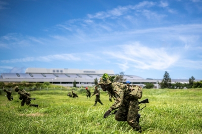 Pacifist Japan’s rearmament drive faces a manpower crisis as China anxiety grows Members of the Japan Ground Self-Defence Force (JGSDF) taking part in an exercise at JGSDF Camp Naha in Okinawa Prefecture June 9, 2025. — AFP pic