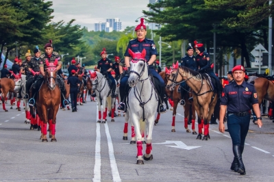 PDRM Cavalry wows crowds with flawless horse show at National Day parade The participation of the Cavalry Unit of the Royal Malaysia Police (PDRM) in the National Day celebration is always eagerly anticipated by visitors. — Picture via Facebook/Polis Berkuda PDRM