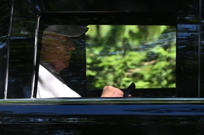 Trump blasts court ruling on tariffs, says US faces ‘third world nation’ future US President Donald Trump checks his phone as he departs from Trump National golf course in Sterling, Virginia on August 31, 2025, en route to the White House. — AFP pic