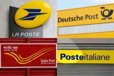 Global mail to US plunges 81pc as 88 postal operators halt services over tariff rules This combination of pictures created on September 06, 2025 shows (FILES) The logo of French postal service La Poste in central Paris on July 30, 2025, the logo of Germany's Deutsche Post near Frankfurt am Main on June 21, 2018, an India Post vehicle along a road in New Delhi on August 24, 2025, and the logo of the Poste Italiane, the Italian postal service provider, on February 1, 2024 in Rome. Postal traffic to the United States plunged more than 80 percent following Washington's imposition of new tariffs, with 88 operators worldwide fully or partially suspending services, the Universal Postal Union said yesterday. — AFP pic