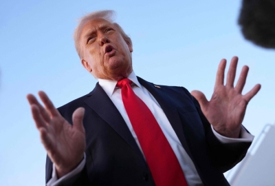Hamas says ready for Gaza talks after Trump issues ‘last warning’ over hostage deal US President Donald Trump speaks to reporters after stepping off Air Force One on September 7, 2025 at Joint Base Andrews, Maryland. President Trump traveled to New York to attend the US Open men’s singles final. — AFP pic