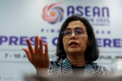 Indonesia removes Sri Mulyani as finance minister after weeks of protests This file picture shows Sri Mulyani Indrawati speaking to media on the sidelines of the 12th Asean Finance Ministers’ and Central Bank Governors’ Meeting (AFMGM) in Kuala Lumpur April 10, 2025. — Bernama pic
