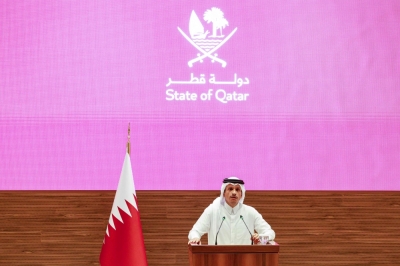 Attacked by Israel, Qatar insists it won’t abandon Gaza ceasefire role Qatar Prime Minister Mohammed Abdulrahman al-Thani speaks after Israeli strikes in Doha on September 9, 2025. — AFP pic