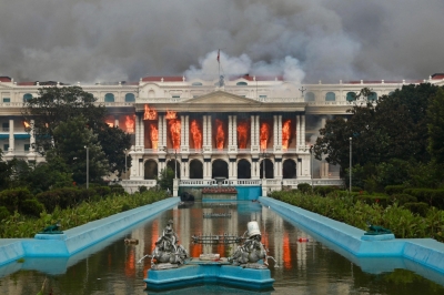 Jobless, frustrated, fed up: Nepalis at the brink Fire rages through the Singha Durbar, the main administrative building for the Nepal government, in Kathmandu on September 9, 2025, a day after a police crackdown on demonstrations over social media prohibitions and corruption by the government. — AFP pic