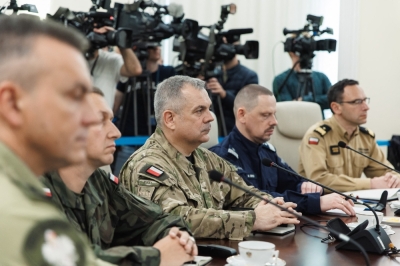 Nato vows to defend ‘every kilometre’ after drones enter Polish airspace This September 10, 2025 handout image released by the Polish Prime Minister’s office shows General Wieslaw Kukula (C),Chief of the General Staff of the Polish Armed Forces attending an emergency meeting in Warsaw after Russian drones violated Polish airspace. — AFP pic/Polish Prime Minister’s Office handout
