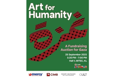 Art for Humanity: Malaysian and Indonesian artists unite for Mercy Malaysia’s Gaza art auction to fund humanitarian aid Mercy Malaysia has announced the return of the Art for Humanity Gaza Art Auction 2025, a fundraising initiative transforming art into humanitarian aid. — Picture courtesy of Mercy Malaysia