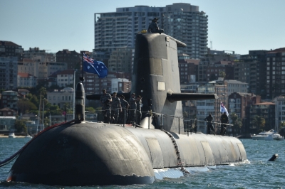 Australia bets big on AUKUS with RM33b shipyard upgrade for nuclear sub fleet In this file photo taken on November 2, 2016, the Royal Australian Navy’s HMAS Waller, a Collins-class diesel-electric submarine, is seen in Sydney Harbour. — AFP pic