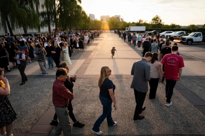 Utah governor says Charlie Kirk’s accused killer had leftist ideology, trans partner People wait in line before a prayer vigil for political activist Charlie Kirk outside the John F. Kennedy Center for the Performing Arts in Washington, September 14, 2025. Kirk was shot dead while speaking at Utah Valley University on September 10. — AFP pic