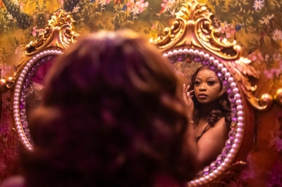 In Nigeria’s nightclubs, the bathroom selfie is king — or, rather, queen A patron looks at herself in the mirror inside the restroom of Zaza restaurant and lounge in Lagos, on August 23, 2025. — AFP pic