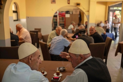 Kosovo’s battle of brews: Tea tradition vs coffee craze Patrons drink black tea at a tea house in the town of Vushtrri on August 16, 2025. — AFP pic