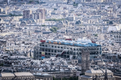 Paris’ pipe dream paused: Pompidou Centre closes for five-year facelift This photograph shows the Pompidou Centre as seen from the roof of the Tour Montparnasse in Paris, on July 14, 2025. — AFP pic