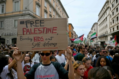 Pro-Palestinian strikes, blockades across Italy People march during a nationwide strike ‘Let's Block Everything’ in solidarity with Palestinians in Gaza and calling for a halt to arms shipments to Israel, in Rome on September 22. — AFP pic