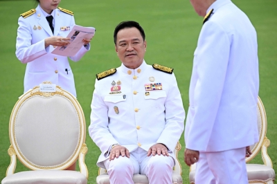Thai PM Anutin to dissolve parliament by January, polls set for March-April Thailand’s Prime Minister Anutin Charnvirakul sits for an official photo with members of the new cabinet, before they are sworn in to office, at Government House in Bangkok on September 24, 2025. — AFP pic