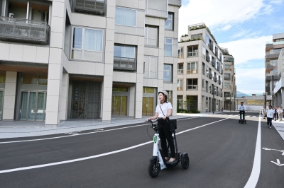 From shirts that learn to fold themselves to drone escorts — Toyota’s ‘Woven City’ has it all A small electric three-wheeled mobility vehicle is driven around Toyota Motor Corporation's ‘Woven City’ in the city of Susono, Shizuoka Prefecture September 25, 2025. — AFP pic