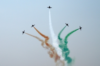 India retires ‘flying coffin’ Soviet fighter jet after six decades The Indian Air Force (IAF) Surya Kiran aerobatics team performs a flypast during the farewell ceremony of the MiG-21 fighter jets at the Chandigarh Air Force Station in Chandigarh, September 26, 2025. — AFP pic