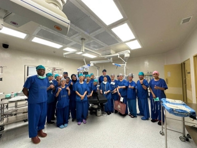 Sarawak General Hospital successfully performs Malaysia’s first intrauterine surgery for spina bifida The team poses for a group photo after the successful operation. — Picture via Facebook/Dr Sim Kui Hian
