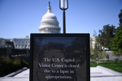 Field trip to nowhere: 5th graders arrive at US Capitol just in time for a government shutdown A school trip of excitable 10- and 11-year-olds was greeted by closure signs Wednesday as their tour of the US Congress was cancelled after a government shutdown took effect. — AFP pic