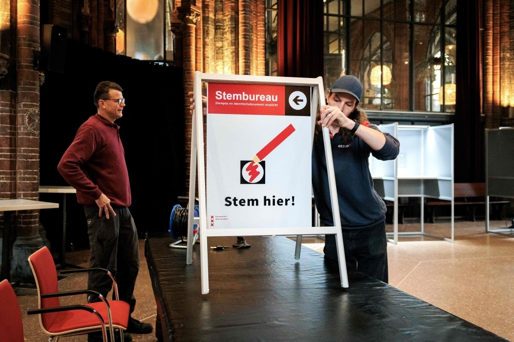 All eyes on Geert Wilders as Dutch vote in tight race testing far right’s strength for Europe