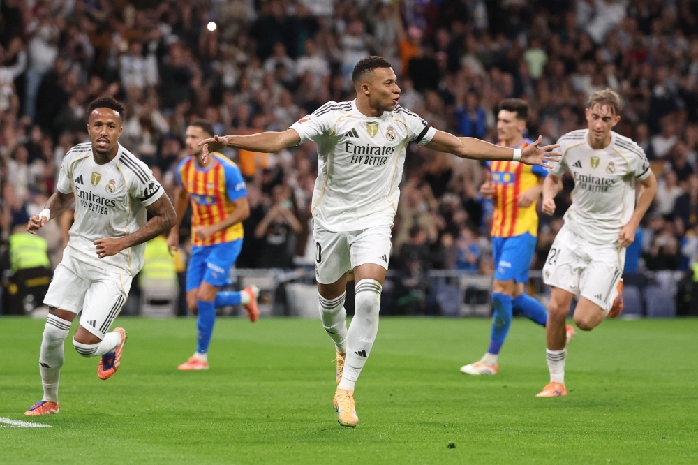 Mbappe’s Real Madrid extend Liga lead, Villarreal move second