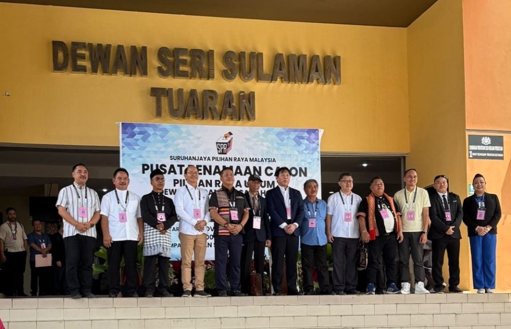 Tamparuli braces for record 13-cornered fight in Sabah polls The 13 candidates who will contest for the Tamparuli seat. — The Borneo Post pic