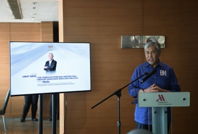 Sabah polls: Zahid says BN candidates have better chances with Pakatan cooperation BN chairman Datuk Seri Dr Ahmad Zahid Hamidi said the BN-PH collaboration provides strategic advantages, especially in areas with a majority of non-Muslim Bumiputera and Chinese voters, which were previously difficult to penetrate. — Bernama pic