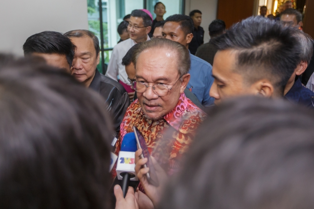 Before or after Christmas? Anwar affirms Cabinet vacancies to be filled soon, but keeps date under wraps Prime Minister Datuk Seri Anwar Ibrahim speaks to reporters during the Christmas high tea reception organised by the Christian Federation of Malaysia in Petaling Jaya on December 13, 2025. — Picture by Raymond Manuel