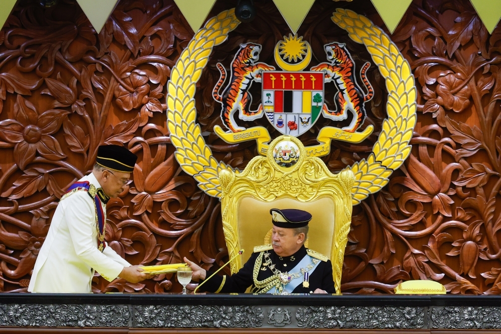 King: Recognition of any education system must include Bahasa Melayu, national history His Majesty Sultan Ibrahim, King of Malaysia, receives the Royal Address from Prime Minister Datuk Seri Anwar Ibrahim at the Opening Ceremony of the First Meeting of the Fifth Term of the 15th Parliament at the Parliament Building in Kuala Lumpur January 19, 2026. — Bernama pic