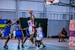 REG&#039;s forward tries to make points as they  defeate Young Sisters of Burundi 65-54 in their first game in Dar es Salaam, on Tuesday. Courtesy