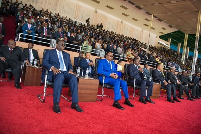 President Kagame's inauguration was attended by more than 20 African Heads of State, former African heads of state, among other dignitaries from across the globe. / Village Urugwiro