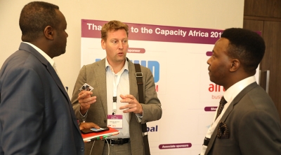 Delegates interact during the Capacity Africa Conference in Kigali. / Sam Ngendahimana