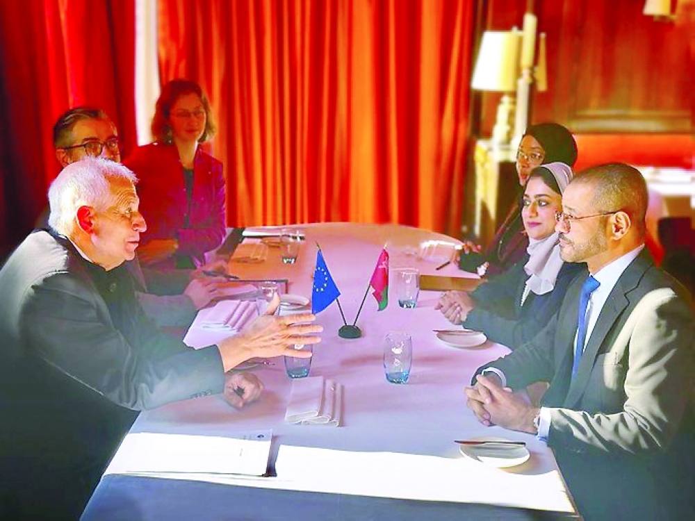 سلطنة عمان والاتحاد الأوروبي يشددان على ضرورة وقف العدوان الإسرائيلي ودخول المساعدات 2 2546902