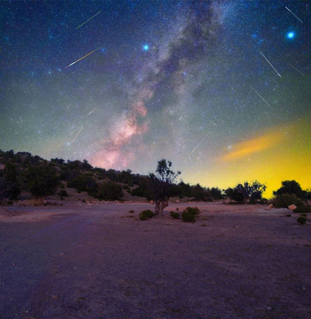 سماءُ سلطنة عُمان تشهد تساقط زخات شهب التوأميات 2 2861298