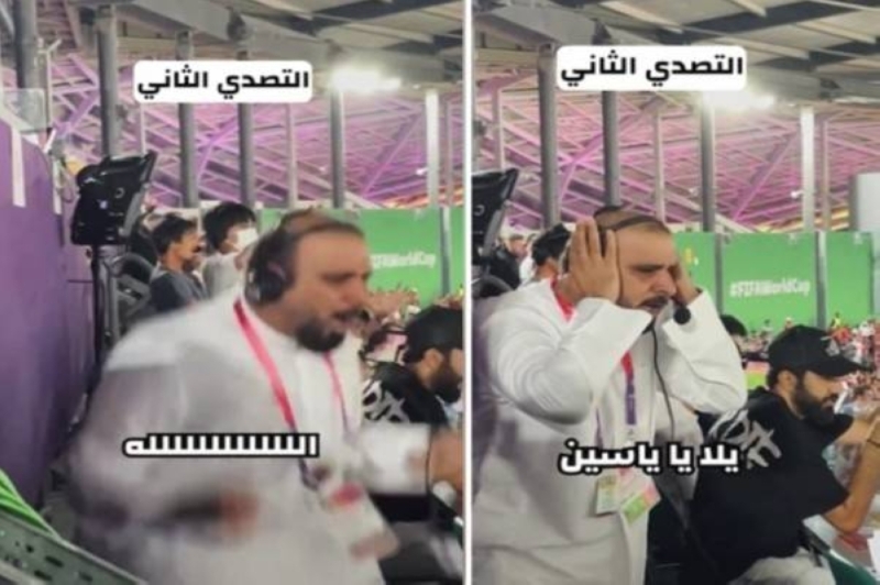 شاهد.. البلوشي يشعل مواقع التواصل بطريقة تعليقه على ركلات الترجيح في مباراة المغرب وإسبانيا