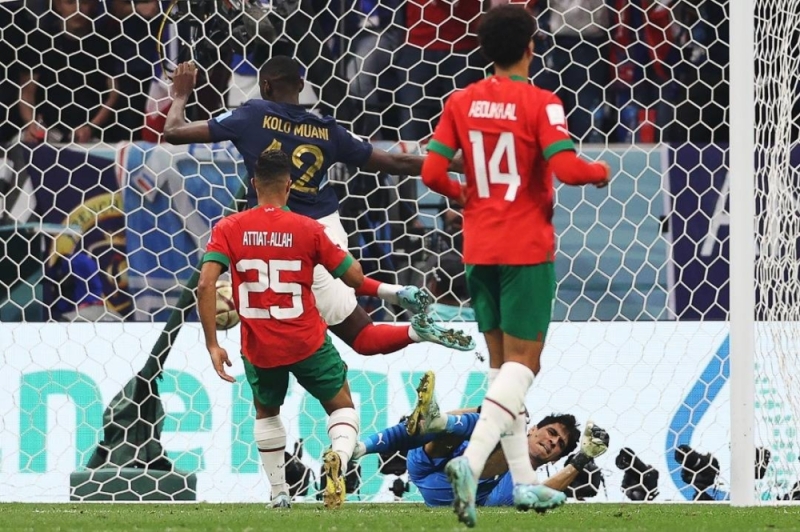شاهد.. كولو مواني يسجل الهدف الثاني لفرنسا في المغرب 